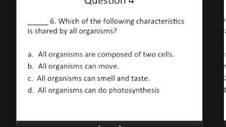 Biology Test 1 Review [upl. by Yslek501]