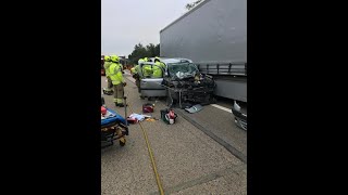 M25 Accident 25 08 21 [upl. by Rosenberger]