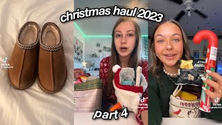 CHRISTMAS HAUL 2023 TIKTOK COMPILATION 4 [upl. by Ikairik]