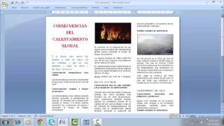 ¿COMO CREAR UN TRIPTICO EN WORD [upl. by Alenas655]