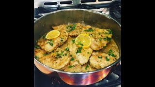 The EASIEST and fastest Lemon chicken in a butter wine sauce [upl. by Daney354]