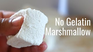 No Gelatine Marshmallow  Eggless Marshmallow  Vegetarian Marshmallow [upl. by Rudin686]