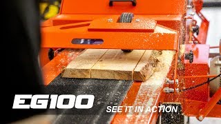 EG100 Twin Blade Edger in Action  WoodMizer [upl. by Nessej781]