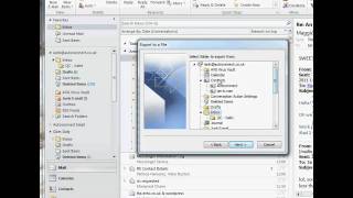 Export Contacts From Outlook 2010 [upl. by Heda]