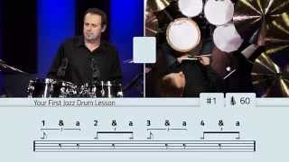 Your First Jazz Drum Lesson  Drumeo [upl. by Ennairrek]