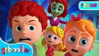 Run Schoolies Run  Halloween Cartoon Songs For Children  Schoolies Videos [upl. by Tur]