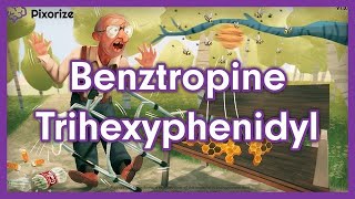 Benztropine Trihexyphenidyl Mnemonic for USMLE [upl. by Leroy]