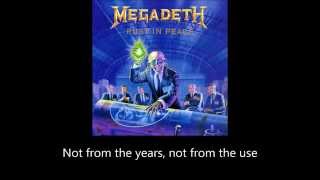 Megadeth  Tornado Of Souls Lyrics [upl. by Ynaoj]