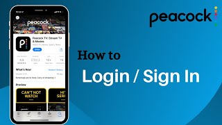 Peacock TV – How to Login  Sign In Peacock TV app [upl. by Alletniuq]