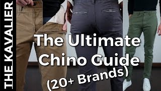 The Complete Chino Buying Guide  20 Brands from HampM Uniqlo Gap Bonobos and more [upl. by Kaliski]