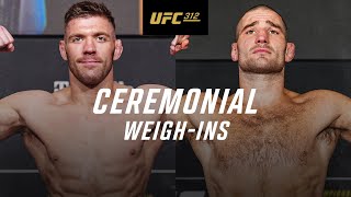 UFC 312 Ceremonial WeighIn [upl. by Bryon]