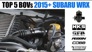 Top 5 Subaru WRX Blow Off Valves [upl. by Trixi]