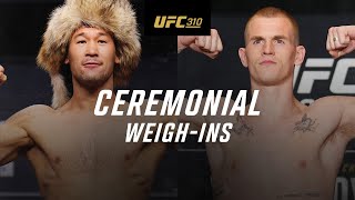 UFC 310 Ceremonial WeighIn [upl. by Woodrow]