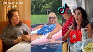 PARENTS REACT TO WAP TIKTOK COMPILATION PT 4 [upl. by Starbuck]