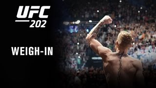 UFC 202 Official Weighin [upl. by Farr]