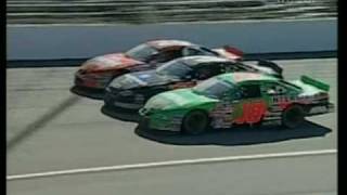 2000 Cracker Barrel 500 Dallenbach wrecks Earnhardt angry [upl. by Cirle935]