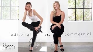 How To  Pose Like a Model  Editorial vs Commercial [upl. by Llenoil]