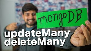 UpdateMany and deleteMany in mongoDB [upl. by Dittman]