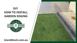 DIY How to install Edgestone Garden edging [upl. by Adne]