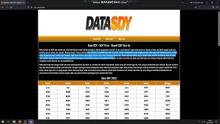 Data SDY  SDY Prize  Result SDY Hari ini [upl. by Caesaria737]