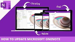 How to Update Microsoft OneNote  Get Latest Features [upl. by Hpesoj597]