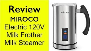 Review Miroco Milk Frother  How to make froth milk at home [upl. by Karna]