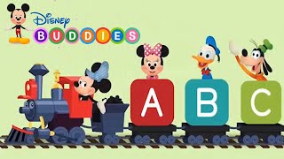 Disney Buddies ABCs – Sing ABC Song and Learn Alphabet Letters with Mickey Mouse [upl. by Enilarac677]