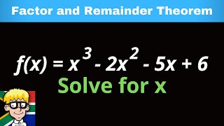 Factorise Cubic Equation Grade 12 Introduction [upl. by Ahsiekal]