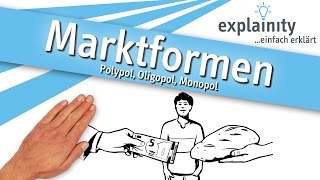 Marktformen einfach erklärt explainity® Erklärvideo [upl. by Llertak]