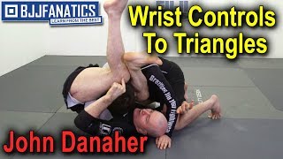 Wrist Controls To Triangles by John Danaher [upl. by Nnylatsirk]