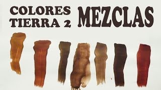 EL MARRÓN MEZCLAS EXACTAS COLORES TIERRA 22 [upl. by Malloch]