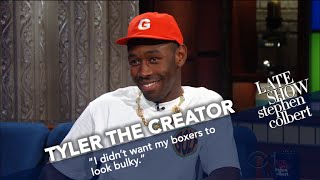 Tyler The Creator Wears Boxers In Late Nights Coldest Theater [upl. by Ativak]