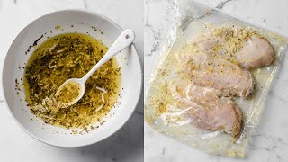 Quick Lemon Chicken Marinade  20 Minute Recipe [upl. by Enel]