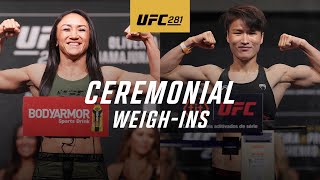 UFC 281 Ceremonial WeighIn [upl. by Delaryd]