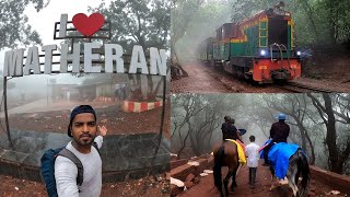 Matheran Hill Station Monsoon  Matheran Tourist Points  Matheran Toy Train  Matheran Vlog [upl. by Nosneh]