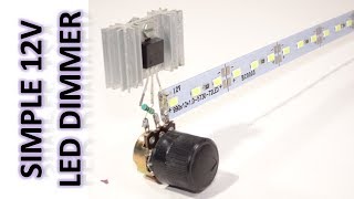 How To Make 12V Led Dimmer Circuit [upl. by Orth146]