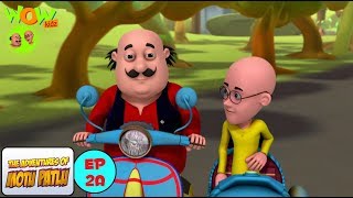 Motu Patlu Cartoons In Hindi  Animated cartoon  Scooter race  Wow Kidz [upl. by Talmud]