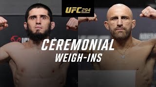 UFC 294 Ceremonial WeighIn [upl. by Lladnik]