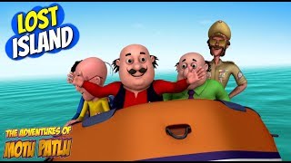 Motu Patlu in English  Kids Animation  cartoon for kids  Lost Island [upl. by Akcimehs100]