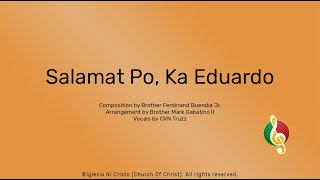 Salamat Po Ka Eduardo [upl. by Jeanine329]