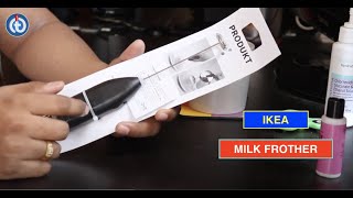 IKEA MILK FROTHER Review amp Battery Installation [upl. by Ratcliff]