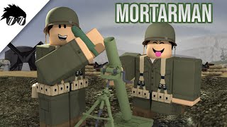 Roblox D Day Gameplay  Mortarman Gamepass [upl. by Ahsenauj18]