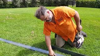 How to install Steelscape garden edging [upl. by Akener]