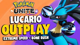 500IQ Lucario EXTREME SPEED  BONE RUSH Outplay shorts [upl. by Alrich]