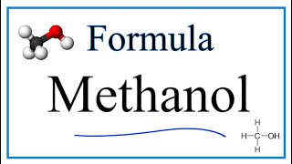 Chemical and Structural Formula for Methanol Methyl alcohol [upl. by Muffin]