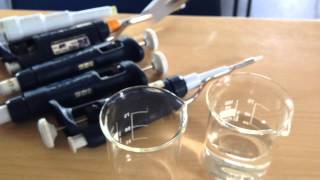 How to Use a Gilson Pipette ALevel Chemistry Practical Skills [upl. by Ariajay]