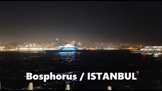 Seara în Istanbul  Bosfor  4K [upl. by Nalyr]