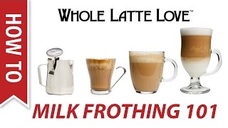 Milk Frothing for Beginners [upl. by Leirbag398]