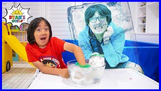 Frozen blubber ice water Easy DIY Experiments for kids [upl. by Afnin279]