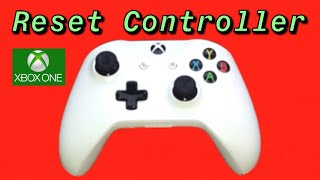 XBOX ONE HOW TO RESET YOUR CONTROLLER FIX [upl. by Nett118]